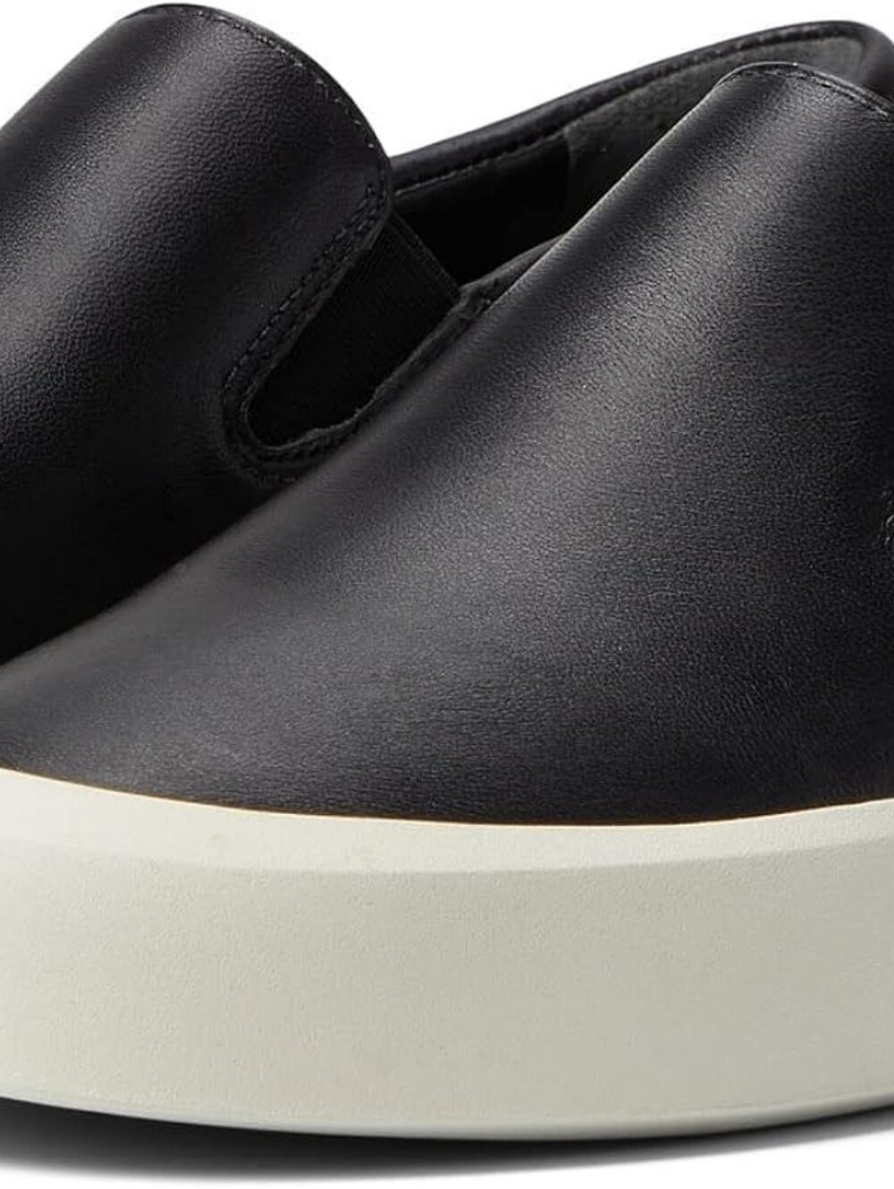 Vince Ginelle Women Leather Slip On Sneakers 7M Shoes Black Casual Fashion